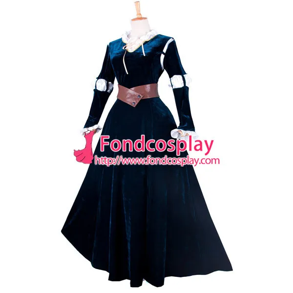 Cartoon Movie Brave Princess Merida Dress Cosplay Costume Custom-Made[G835]