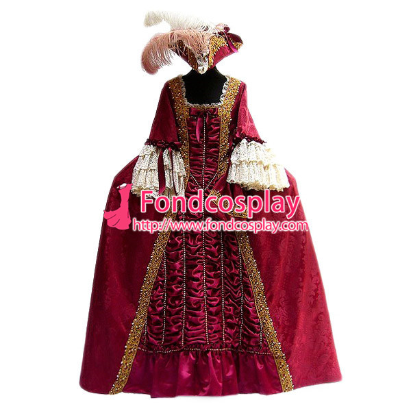 Gothic Lolita Punk Victorian Rococo Medieval Gown Ball Evening Dress Cosplay Costume Tailor-Made[G952]