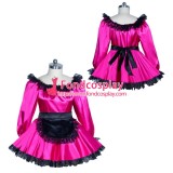 French Sissy maid satin dress Uniform cosplay costume Tailor-made[G3962]