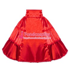 French Sissy Maid Red Skirt Uniform Cosplay Costume Tailor-made[G4004]