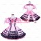 fondcosplay Sissy Maid Lockable pink satin Dress Uniform Cosplay TV/CD Tailor-made[G4068]