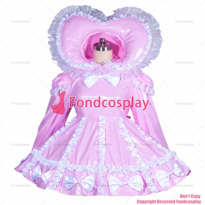 Sissy Maid With Hood Lockable Dress G3900