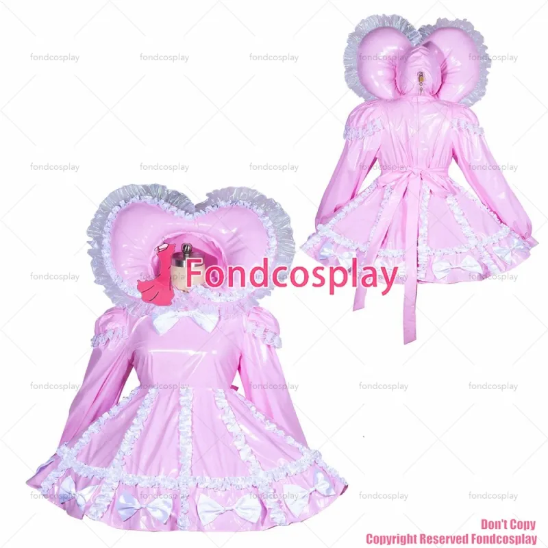 Sissy Maid With Hood Lockable Dress G3900