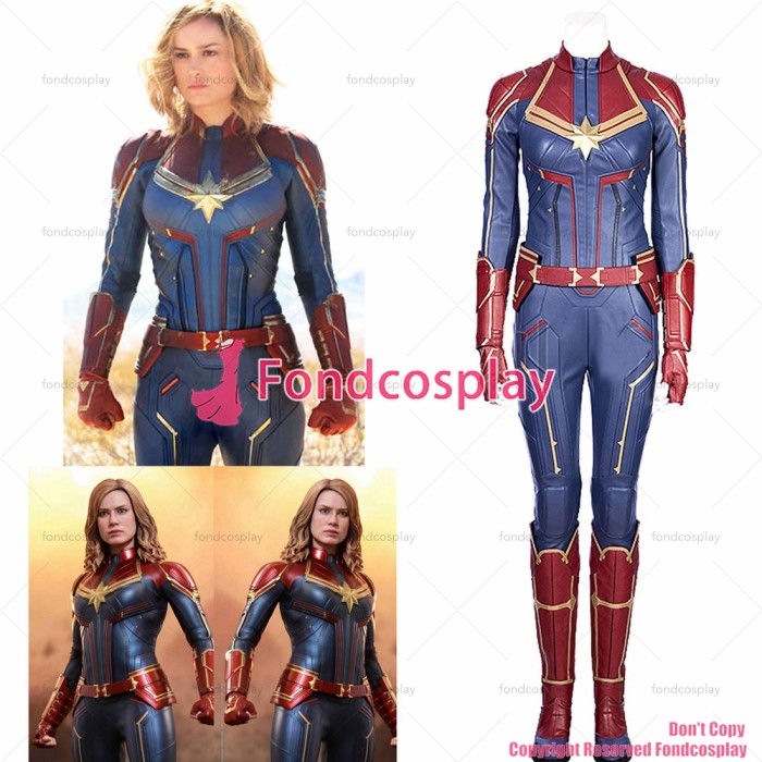 Captain Marvel Brie Larson cosplay costume Tailor-made[G3977]