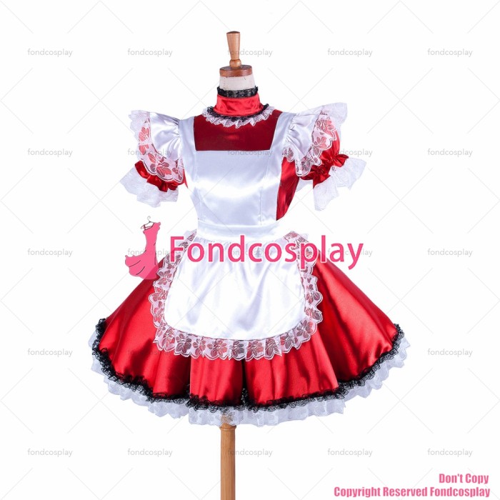 US$ 109.00 - fondcosplay adult sexy cross dressing sissy maid short Red ...