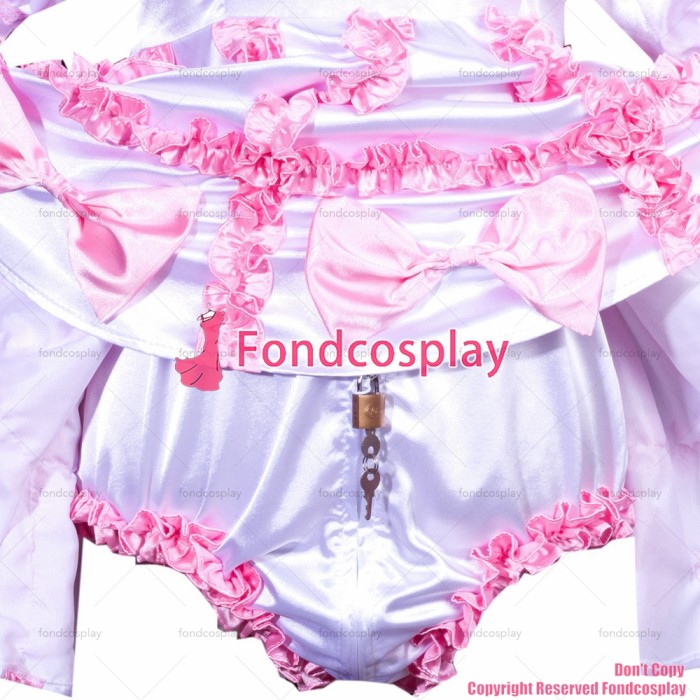 Sissy Maid With Hood and Panties Lockable Dress G3759