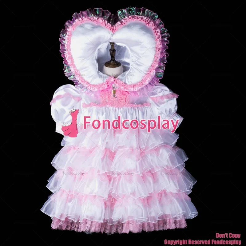 Sissy Maid With Hood Lockable Dress G2391