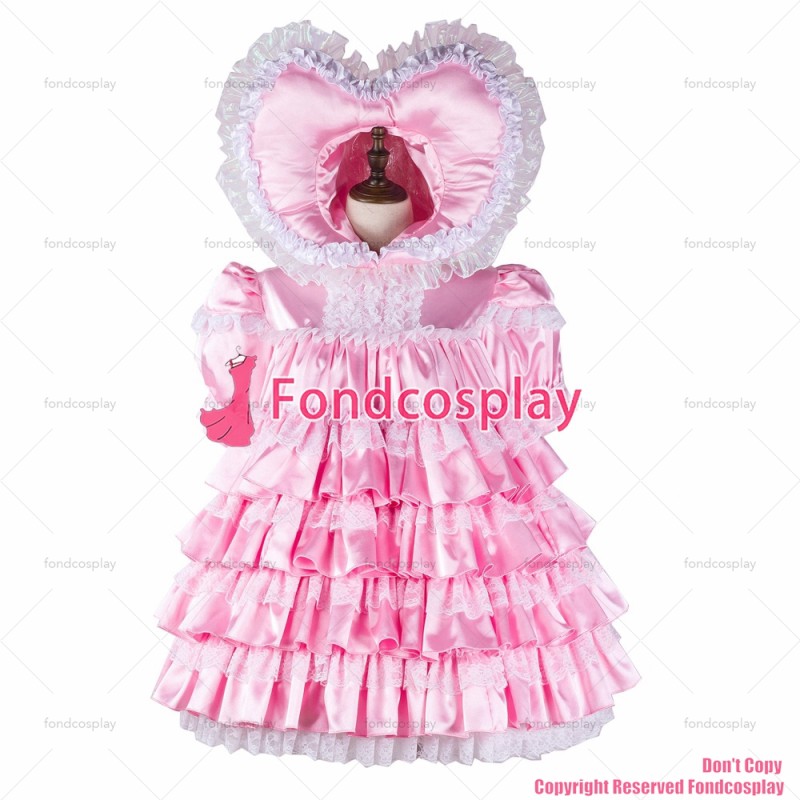 Sissy Maid With Hood Lockable Dress G2343