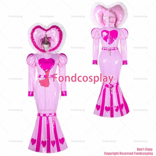 Sissy Maid With Hood Lockable Dress G2339