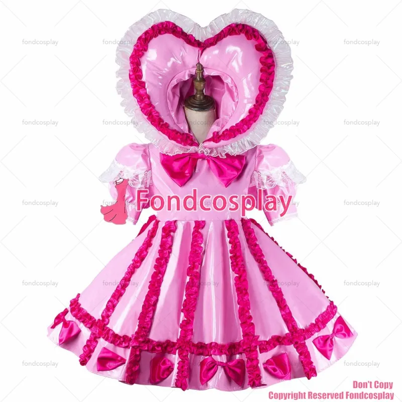 Sissy Maid With Hood Lockable Dress G2161