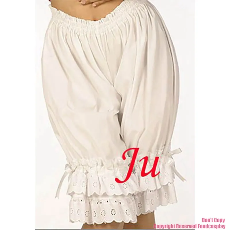 fondcosplay adult sexy cross dressing sissy maid short Gothic Lolita Punk Cottom Bloomers panties CD/TV[CK752]