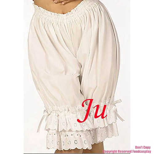 fondcosplay adult sexy cross dressing sissy maid short Gothic Lolita Punk Cottom Bloomers panties CD/TV[CK752]