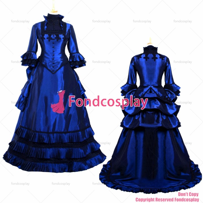 Victorian Rococo Medieval Gown Ball Outfit Dress Gothic Punk Cosplay Costume Tailor-Made[G699]