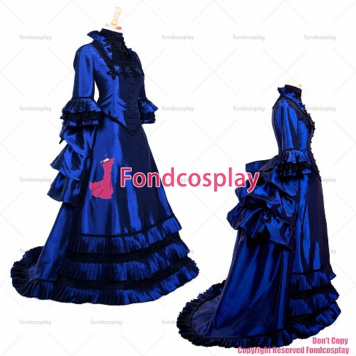 Victorian Rococo Medieval Gown Ball Outfit Dress Gothic Punk Cosplay Costume Tailor-Made[G699]