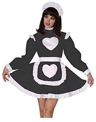 23 Color Heart Pattern Lolita Dress Lady Ruffle Maid Cosplay Dress
