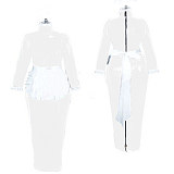 French Maid Lockable Dress Crossdressing for Men Plus Size Women Long Sleeves Bodycon Dresses Sissy Uniform Cosplay Tailor-made