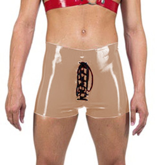 Sexy Men Shorts Glossy Vinyl PVC Leather Drawstring Skinny Short Pants Beach Sport Shorts Hip Hop Jazz Party Clubwear Casual 7XL