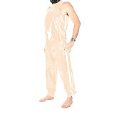 Glossy PVC Outfits Tank Top and Long Pants Sweatshirt Loose Casual Pants Sexy Club High Street Women Men Gay 2 Piece Pants Sets