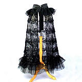 fondcosplay O Dress The Story Of O black lace Jacket Coat Skirt Cosplay Costume CD/TV[G828]