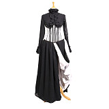 fondcosplay O Dress The Story Of O With Bra Chiffon black Cotton Dress Cosplay Costume CD/TV[G708]