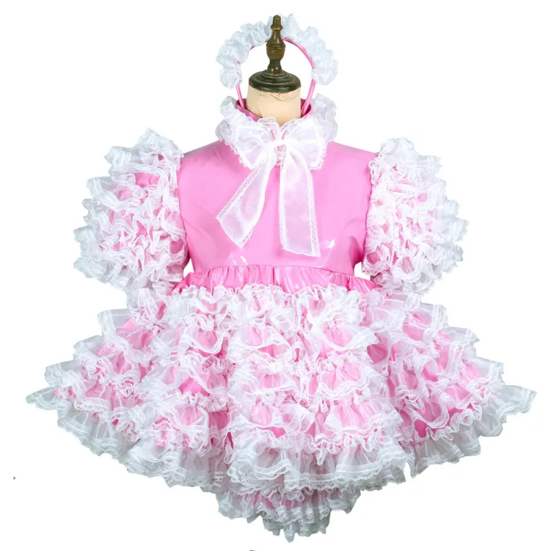 Sissy Maid With Panties Lockable Dress G2432