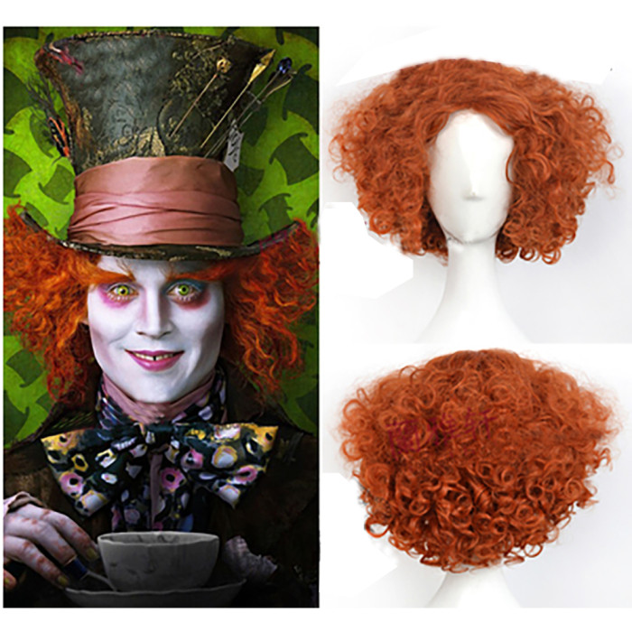 Alice In Wonderland The Mad Hatter Johnny Depp Moive Cosplay Costume Tailor-Made[G1475]