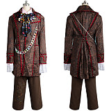 Alice In Wonderland The Mad Hatter Johnny Depp Moive Cosplay Costume Tailor-Made[G1475]