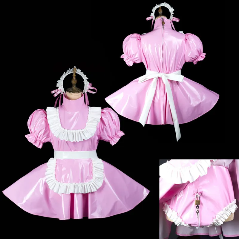 Sissy Maid With Panties Lockable Dress G2418
