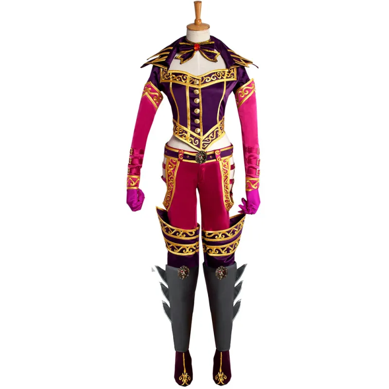 Lol Game High Command Katarina Du Couteau Outfit Cosplay Costume Custom-Made[G937]