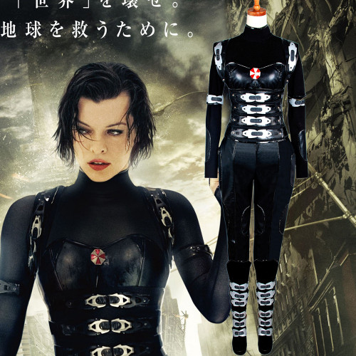 New! Resident Evil 5 Movie Ada wong Blue Dress Cosplay Costume 