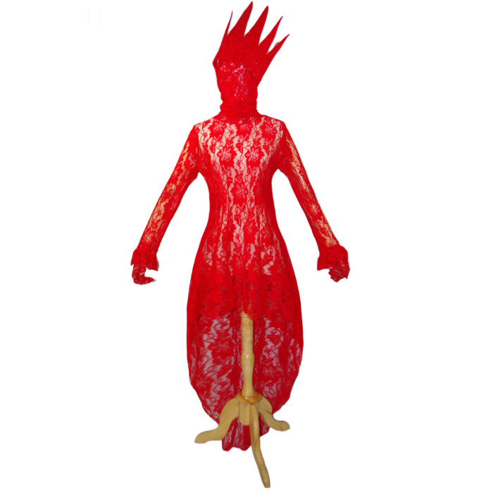 Lady Gaga  Red Lace Dress Cosplay Costume Tailor-Made[G1063]