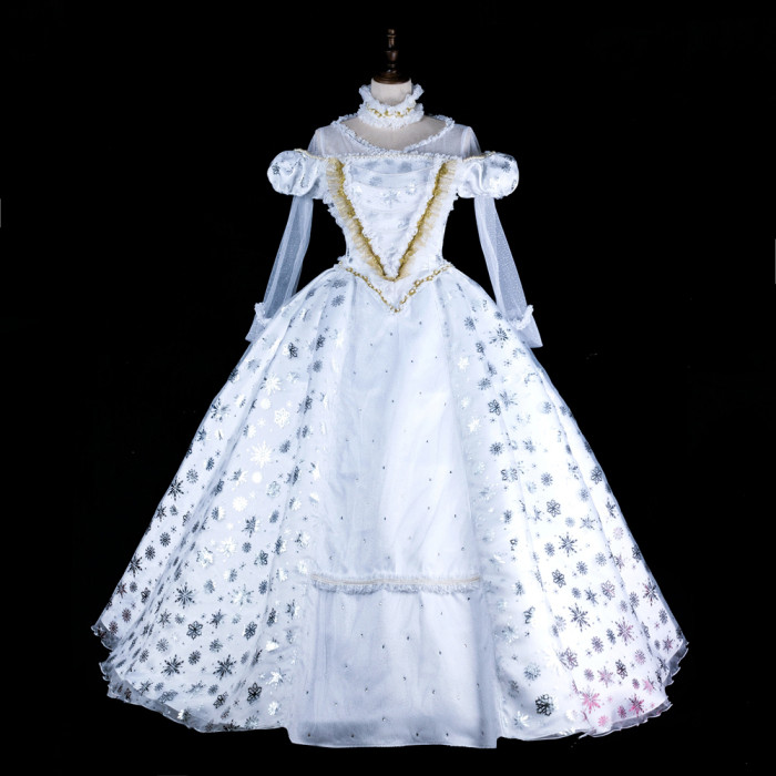 Alice In Wonderland The White Queen Dress Moive Cosplay Costume Tailor-Made[G1474]