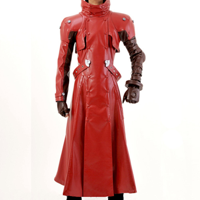 Trigun Vash The Stampede Outfit Jacket Coat Cosplay Costume Tailor-Made[G811]