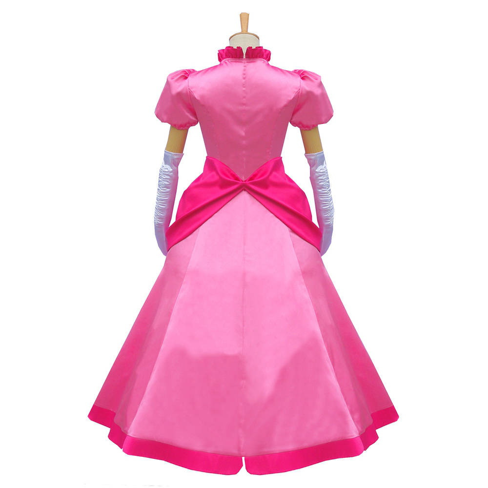 US$ 138.50 - Super Mario Bros Dress Peach Princess Dress Cosplay Costume  Custom-Made[G583] - www.fondcosplay.com