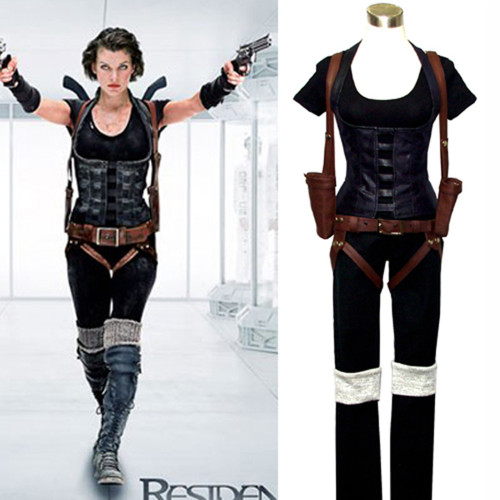 Resident Evil Afterlife Alice Suit Movie Costume Cosplay Tailor-Made[G541]