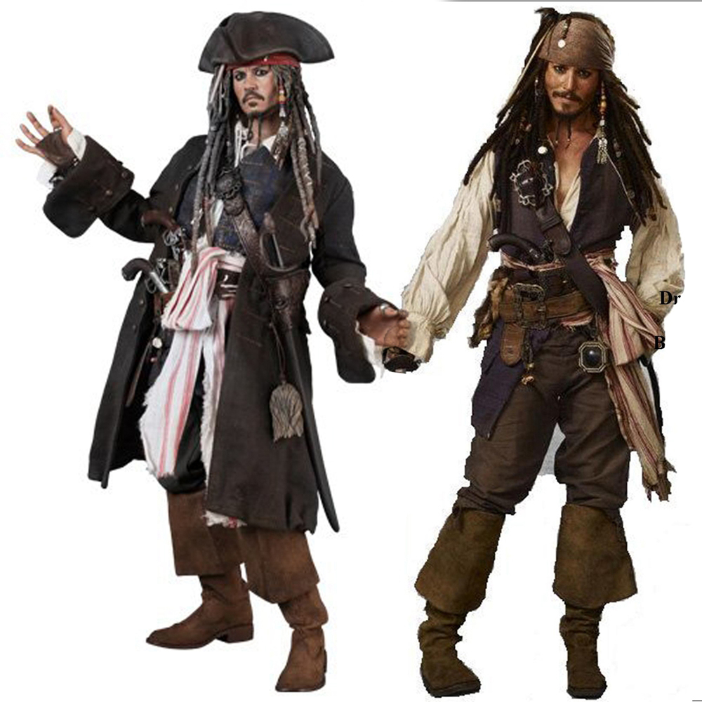 US 275.18 Pirates Of The Caribbean Jack Sparrow Costume Johnny