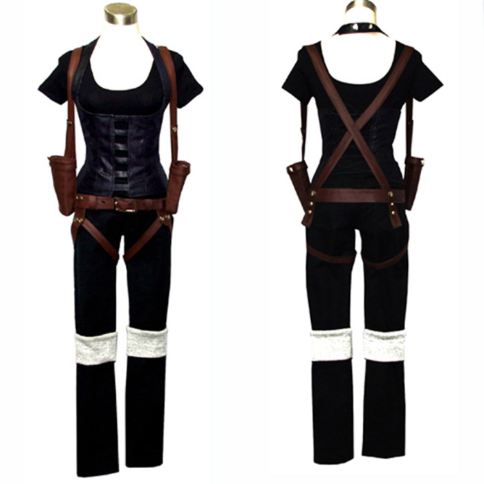 Resident Evil Afterlife Alice Suit the shirt and pants with the white knee[G541]