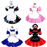 Custom Handmade Heavy PVC Sissy Maid Dress – Fetish Cosplay Uniform [G343]