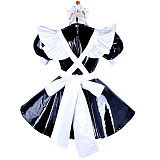 Custom Handmade Heavy PVC Sissy Maid Dress – Fetish Cosplay Uniform [G343]