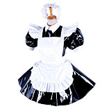 Custom Handmade Heavy PVC Sissy Maid Dress – Fetish Cosplay Uniform [G343]