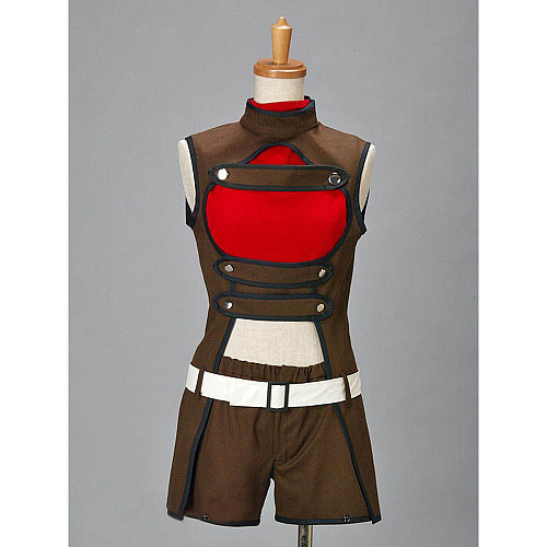 Rolo Lamperouge Cosplay Uniform in Brown and Red Uniform Fabric from Code Geass [CK699]