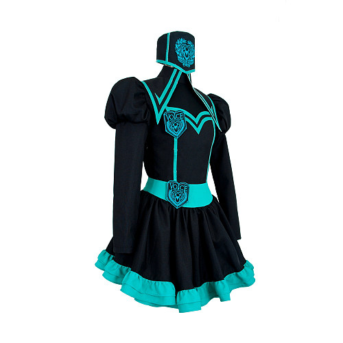Megurine Luka Vocaloid Philosophy Cosplay Costume Police Uniform Handmade Teal [G868]