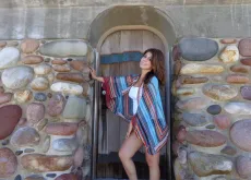 Beach shawl