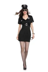 Hat+belt+handcuffs+dress