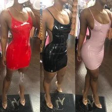PU dress