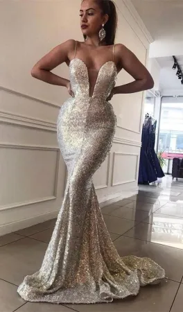 Sexy deep V Sling Dress