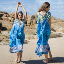 colorful beach dress