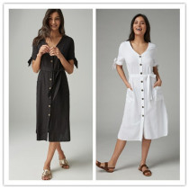 Black Shirt beach Dress
