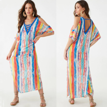 Colorful Long Beach Dress