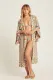 Printed sunscreen cardigan Beach dress(no bikini)